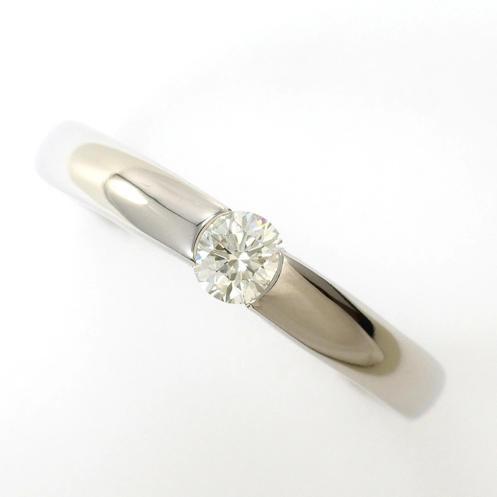 PT900 Platinum Ring, 1 Diamond, 0.210ct, VS1 Clarity, Certified, Total Weight...